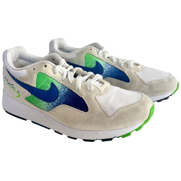 Nike Air Skylon 2 White/Blue/Green Men’s Size 7.5 (A01551-107) - Picture 1 of 7